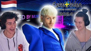 Norwegian and Lithuanian React to  Rate Netherlands  Eurovision 2024 [upl. by Josias]