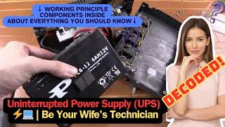 How UPS Power Supply Works Uninterruptible Power Supply 😲 UPS Principle and Working UPS Components [upl. by Eiblehs799]