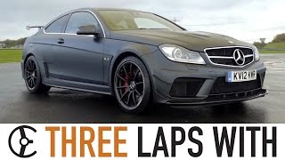 MercedesBenz C63 AMG Black Series Coupé Three Laps With  Carfection [upl. by Miquela]