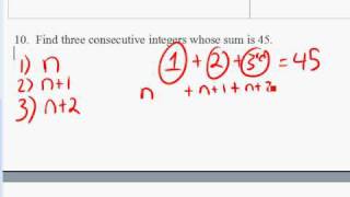 Consecutive Integers [upl. by Sanfred472]