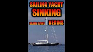 Bayesian Sailing Yacht Sinking  Whose Fault is it  The Blame Game begins in Italy [upl. by Jann524]