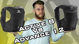 Salomon Active Skin 8 Vs Advanced Skin 12  Which Pack is Better For YOU [upl. by Adiol]