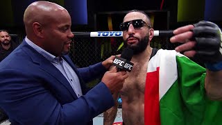 Belal Muhammad Octagon Interview  UFC Vegas 51 [upl. by Ferdinanda292]