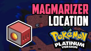 Where to Find Magmarizer  Pokemon Platinum All Methods [upl. by Ojyma]