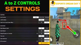 FREE FIRE CONTROL SETTINGS 2024  ESPORTS DREAM DAY 1 [upl. by Leena531]