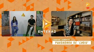 Entrevista a Karina Vimonte en programa quotEnteradosquot de IESERH Multimedios [upl. by Karlie757]