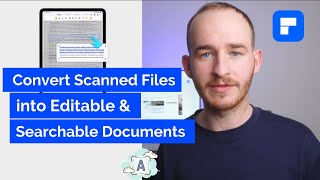 How to use OCR to convert scanned files into editable and searchable documents on Windows [upl. by Palmira]