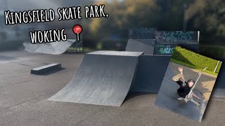 My new Local is INSANE scooterstunts skatepark skatepark [upl. by Ronnholm]