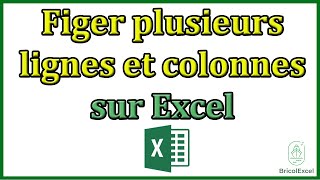 Comment figer plusieurs lignes et colonnes sur excel [upl. by Holladay]