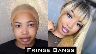 How to make Fringe Bangs on Mane Concept Wig RCE01 Legend [upl. by Bing]