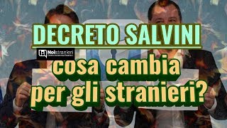 Decreto Salvini tutti i dettagli per i migranti [upl. by Trofmoc328]