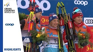 Highights  Five for Falla  Ladies Sprint  Drammen  FIS Cross Country [upl. by Franklin]