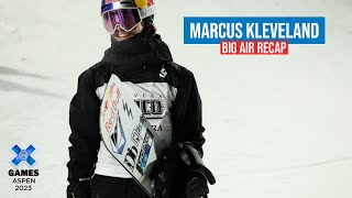 Marcus Kleveland Pacifico Mens Snowboard Big Air Recap  X Games Aspen 2023 [upl. by Tasha53]