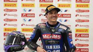 2023 Bennetts British Superbikes  RD10  Donington Park  eBay Qualifying Press Conference [upl. by Valaree]