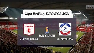 America de cali vs Alianza fc 14 Goles Liga Betplay DIMAYOR gran Goleada [upl. by Ameg]