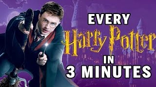 Every Harry Potter Movie Explained in under 3 Minutes  3 Minutes Or Less  Snarled [upl. by Moor]