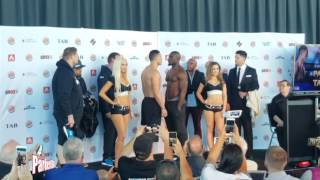 Weigh In  Joseph Parker vs Carlos Takam 2016 [upl. by Hesper171]