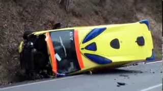 Rettungswagen bei Unfall auf B94 verunglückt [upl. by Iey881]