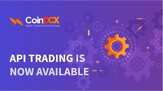 CoinDCX launches API Trading [upl. by Eahcim]