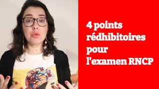 ⚠️ Sophrologie  4 points pouvant être rédhibitoires le jour de lexamen RNCP [upl. by Nagorb]