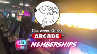 GALLOPING GHOST ARCADE youtube Membership [upl. by Romaine279]