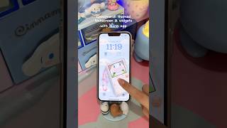 Cinnamoroll themed lockscreen amp widgets with Mico app 💙 micowidget cinnamoroll phoneaesthetic [upl. by Hurleigh]