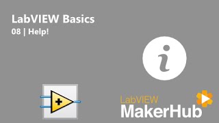 LabVIEW Basics  08  Help [upl. by Ulani]