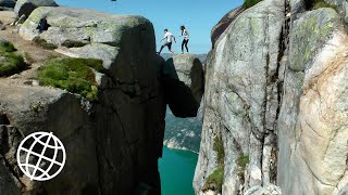 Kjerag Hike and Kjeragbolten Norway Amazing Places [upl. by Kenzie435]