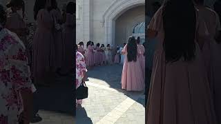 Our Divine Heritage Choir Sistah Sitas Wedding Sealing at the Taylorsville Utah Temple 2024 [upl. by Anazraf827]