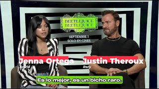 Entrevista a Jenna Ortega Monica Bellucci y Justin Theroux  BEETLEJUICE BEETLEJUICE  Cinemex [upl. by Adnamal441]