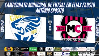 Camatari x Mognan City l Municipal de Futsal Antônio Sposito l Elias Fausto [upl. by Charity]