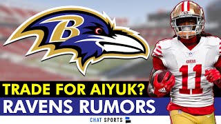 Brandon Aiyuk To Baltimore  Trade Marlon Humphrey  Baltimore Ravens Trade Rumors amp News [upl. by Eillom]