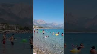 Antalya KEMER Beach walk 🏖💞 turkey Turkiye [upl. by Gipps]