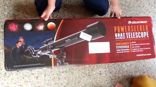 CELESTRON POWERSEEKER 60 AZ UNBOXING [upl. by Burbank]