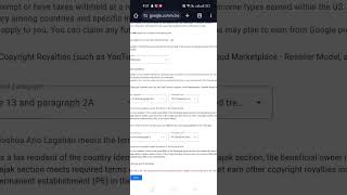 YOUTUBE TAX FORM 2024 GAWIN MO NA [upl. by Adlihtam644]