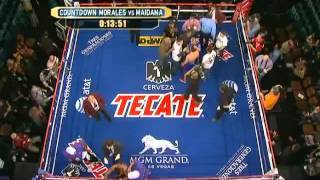 Danny Garcia vs Nate Campbell Round 10 [upl. by Azelea796]