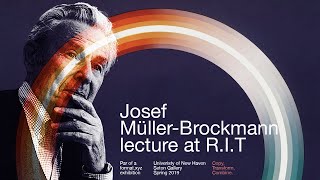 Josef MüllerBrockmann Lecture at RIT [upl. by Rehttam880]