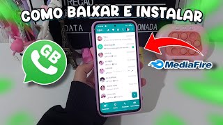 Como Baixar o WhatsApp GB Atualizado 2024 Com todas as funções link mediafire [upl. by Acinomaj]