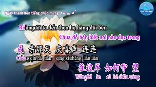 Duyên Phận  缘分 Karaoke – song ngữ Hoa Việt [upl. by Sucitivel]