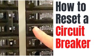 How to Reset a Circuit Breaker  Locate a Tripped Circuit Breaker  Basic Life Skills [upl. by Fernyak]