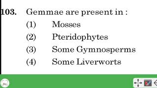 Gemmae aur present in Neet 2022 pyq [upl. by Eenram514]