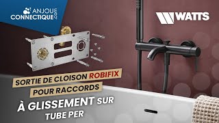 Sortie de cloison ROBIFIX pour raccords à glissement sur tube PER [upl. by Dinnie658]