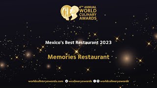 Memories Restaurant  Mexicos Best Restaurant 2023 [upl. by Alfonse]