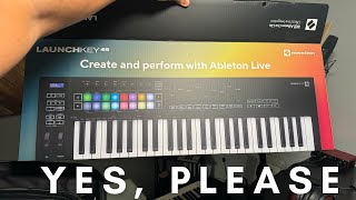 Novation Launchkey 49 MK3  Ableton 12 Casual Unboxing amp Chat [upl. by Nimajeb]