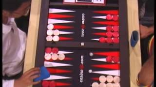 Backgammon World Championship 2009 Final Mochy vs Lars Trabolt 25p 49 [upl. by Nameerf]