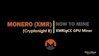 How to mine Monero cnr XMRigCC GPU miner AMD [upl. by Elston]