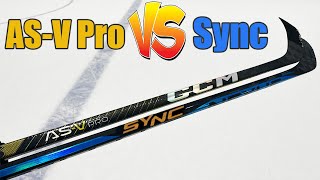 CCM Super Tacks ASV Pro vs Bauer Nexus SYNC Hockey Stick Review  Which stick should you buy [upl. by Nollahs]