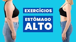 🔴 EXERCÍCIOS FÁCEIS P ESTÔMAGO ALTO  Ginástica para barriga [upl. by Tamar]