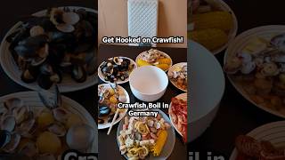 Crawfish Seafood Boil in Germany 🇩🇪🦐 seafood cooking feast [upl. by Isidro]