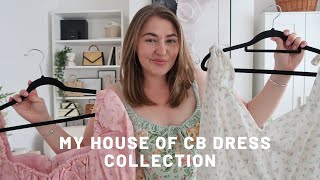 MY HOUSE OF CB DRESS COLLECTION  TRYING EVERYTHING ON  PetiteElliee [upl. by Ttelrats]